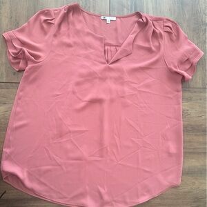 Coral Short Sleeve Top